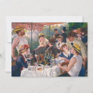 Luncheon of the Boating Party by Renoir Thank You Card