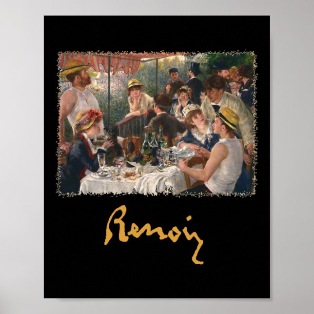 Luncheon Of The Boating Party  Poster (Front)