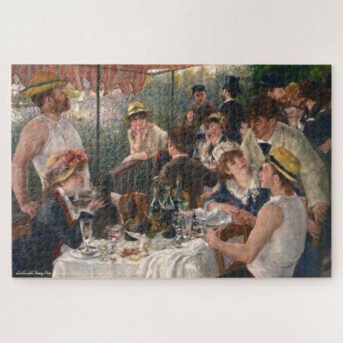 Luncheon of the Boating Party Renoir Painting Art Jigsaw Puzzle