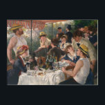 Luncheon of the Boating Party Renoir Vintage Oil Acrylic Print<br><div class="desc">Unique, water-resistant, easy to clean, room home decor, full HD color printed acrylic wall art print, featuring a beautiful masterpiece vintage oil on canvas painting, by Pierre-Auguste Renoir, of a relaxed boating party engrossed in conversations during a luncheon. Beautiful artwork for vintage fine art / masterpiece / classic art lovers,...</div>