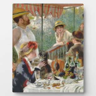Luncheon of the Boating Party Vintage Renoir Plaque