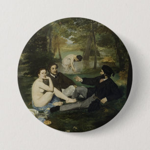 Luncheon on the Grass by Edouard Manet Pinback Button