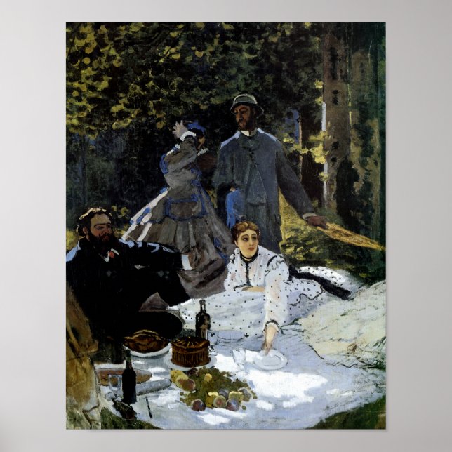 Luncheon on the Grass (Le déjeuner sur l'herbe) Poster (Front)