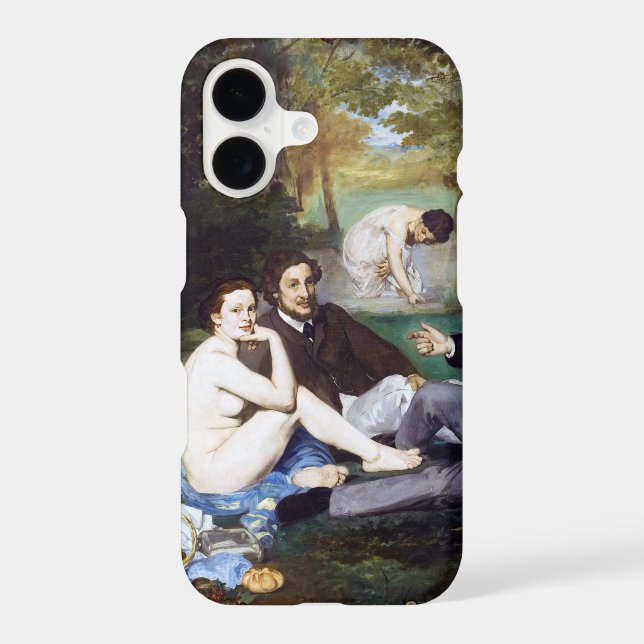 Luncheon on the Grass, Manet Case-Mate iPhone Case (Back)