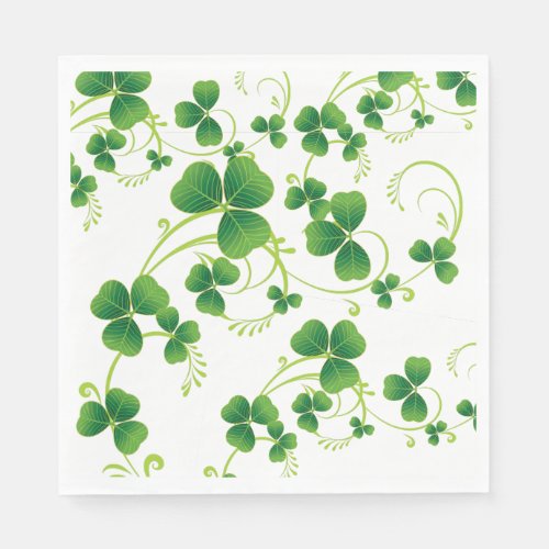 Luncheon Size Paper Napkins_Saint Patricks Napkins