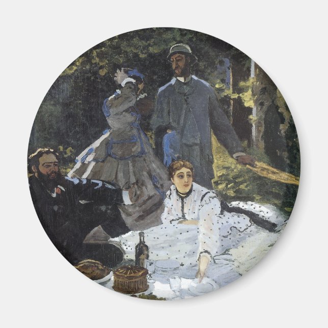 Lunchtime on the Grass Magnet (Front)