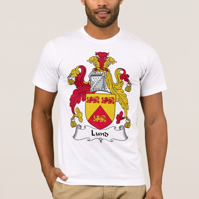 Lund Family Crest T-Shirt (Front)