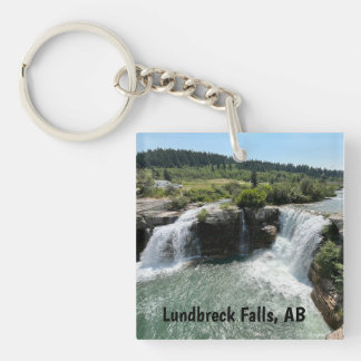 Lundbreck Falls - Alberta Scenery Keychain