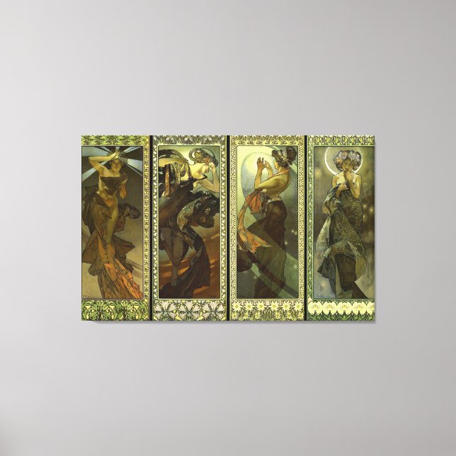 Lune et Etoiles 1902 Canvas Print (Front)