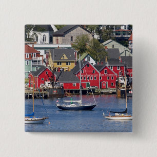 Lunenberg, Nova Scotia, Canada. 3 Pinback Button