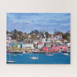 Lunenburg harbor Nova Scotia NS - Puzzle<br><div class="desc">UNESCO world heritage site of historic downtown Lunenburg and harbor at the Atlantic ocean,  Nova Scotia,  NS,  Canada</div>
