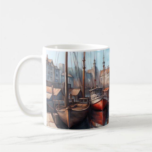 Lunenburg Harbourview  Coffee Mug (Left)