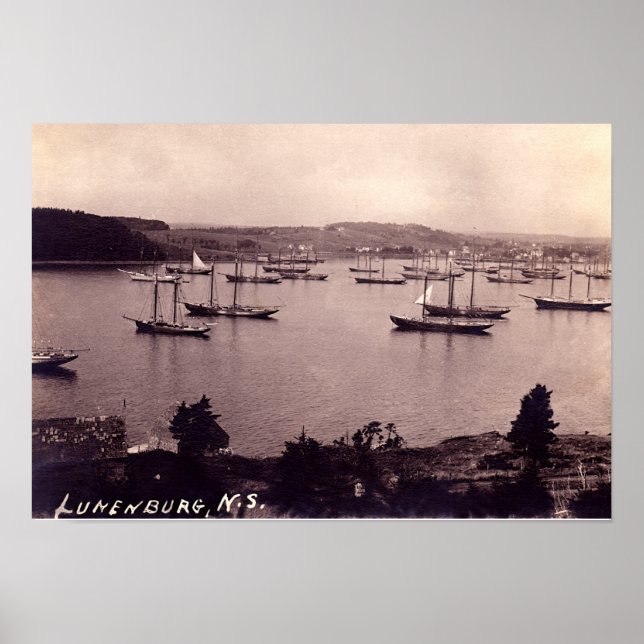 Lunenburg Nova Scotia Canada Poster (Front)