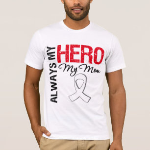 Lung & Bone Cancer - Always My Hero My Mom T-Shirt