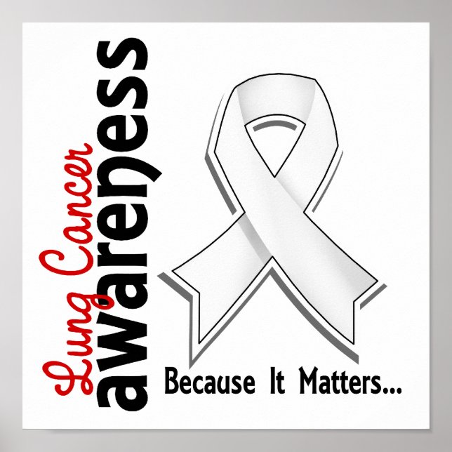 Lung Cancer Awareness 5 Poster (Front)
