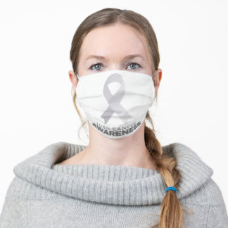 Lung Cancer Awareness Adult Cloth Face Mask