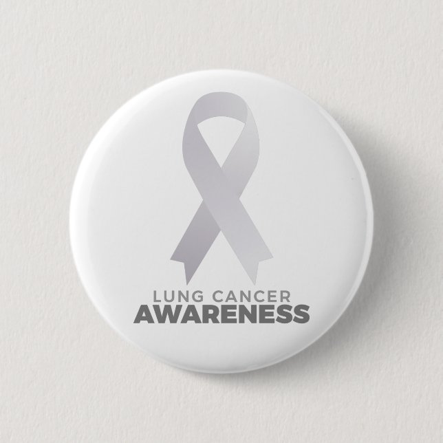 Lung Cancer Awareness Button (Front)