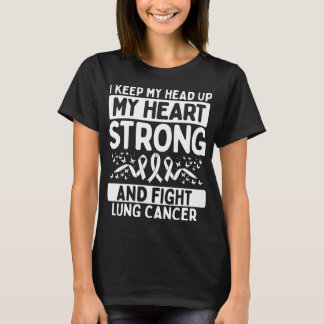 Lung Cancer Awareness Disease Fighter Warrior T-Shirt