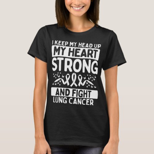 Lung Cancer Awareness Disease Fighter Warrior T_Shirt