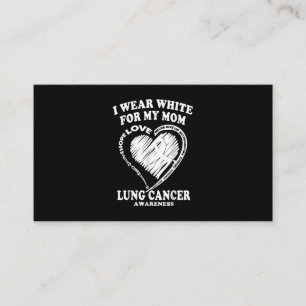 Lung Cancer Awareness - I Wear White For My Mom.pn Enclosure Card