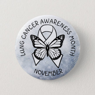 Lung Cancer Awareness MOnth November Button