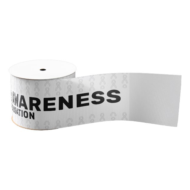 Lung Cancer Awareness Pattern Ribbon (Spool)