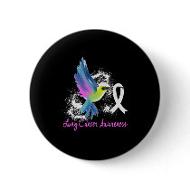 Lung Cancer Awareness Pearl Ribbon Button