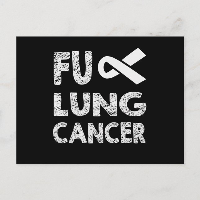 Lung Cancer Awareness Pearl Ribbon Invitation Postcard (Front)