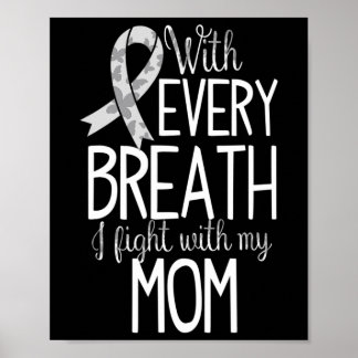 Lung Cancer Awareness T Women Men Kids  Poster