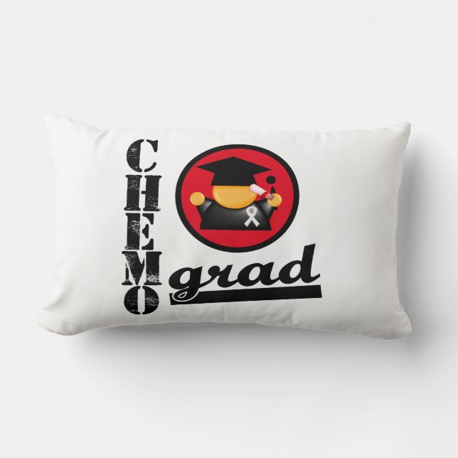 Lung Cancer Chemo Grad Lumbar Pillow (Front)