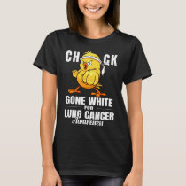 lung cancer funny chick warrior T-Shirt