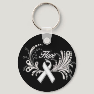 Lung Cancer Hope Keychain