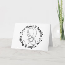 Lung Cancer -  Hope Makes It Possible Card