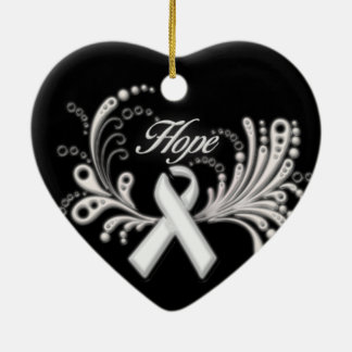 Lung Cancer Hope Ornament