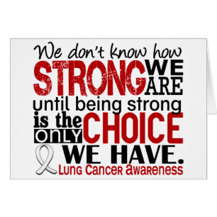 Lung Cancer How Strong We Are