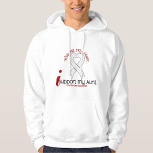 Lung Cancer I Support My Aunt Hoodie