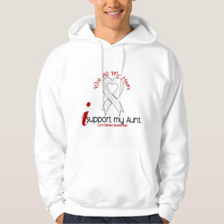 Lung Cancer I Support My Aunt Hoodie