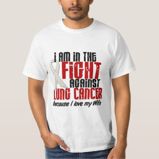 Lung Cancer IN THE FIGHT 1 Wife T-Shirt