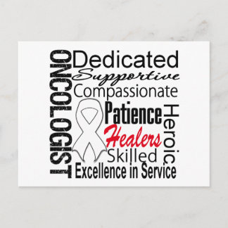 Lung Cancer Oncologist Collage Postcard