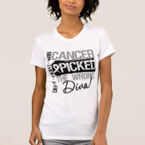 Lung Cancer Picked The Wrong Diva T-Shirt