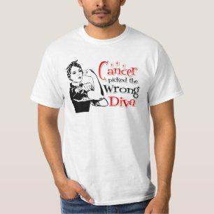 Lung Cancer Picked The Wrong Diva T-Shirt