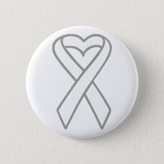 Lung Cancer Ribbon Button