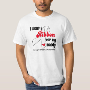 Lung Cancer Ribbon (Daddy) T-Shirt
