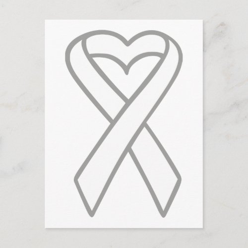 Lung Cancer Ribbon Postcard