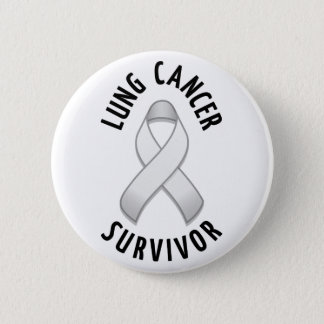Lung Cancer Survivor Button