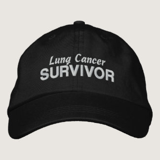 Lung Cancer Survivor Embroidered Baseball Hat