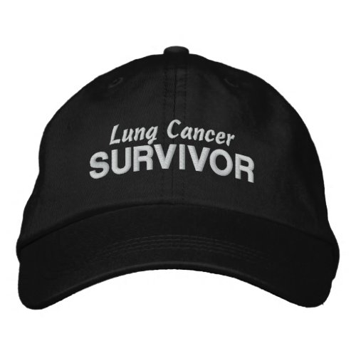 Lung Cancer Survivor Embroidered Baseball Hat