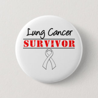 Lung Cancer Survivor Pinback Button