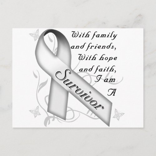 Lung Cancer Survivor Postcard