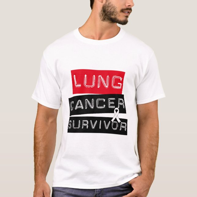 Lung Cancer Survivor T-Shirt (Front)